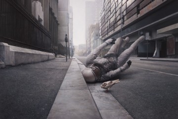 Photorealistic levitations and collisions by Jeremy Geddes