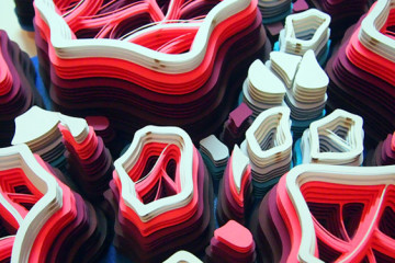 Charles Clary: layered paper worlds
