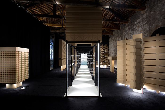 The Architecture of the Common Ground / Luxembourg Pavilion at the 16th International Architecture Exhibition of La Biennale di Venezia. © LUCA Luxembourg Center for Architecture / Alberto Sinigaglia - OpFot
