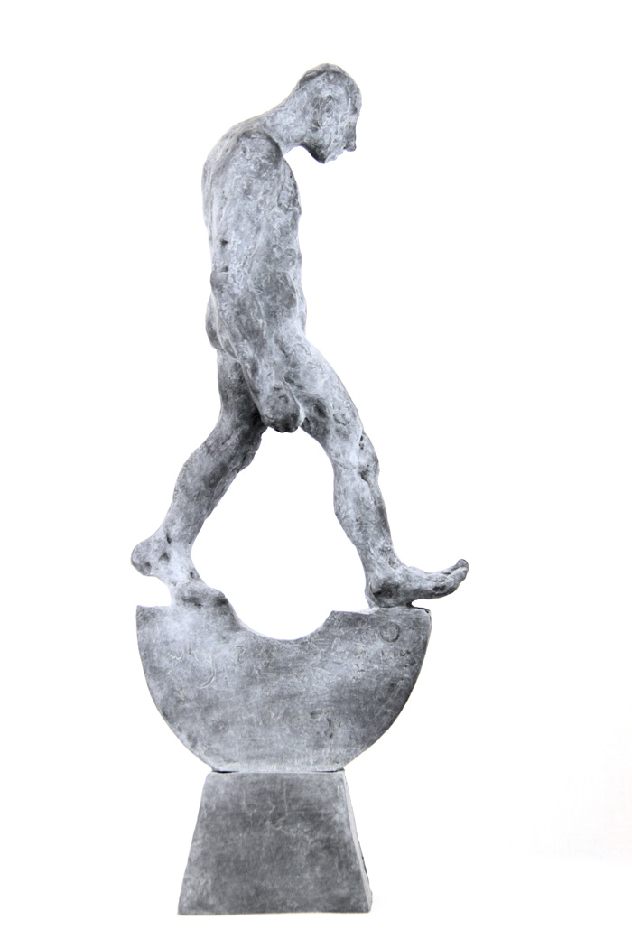 Belgin Yücelen, Where do you go?, Bronze, 17X8x5 in. Courtesy of the artist.