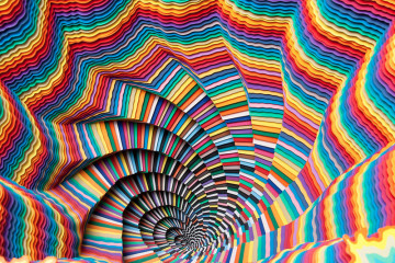 Intricate patterns by Jen Stark