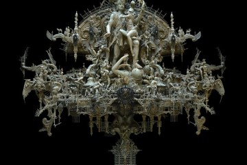 Kris Kuksi exhibition at Joshua Liner Gallery