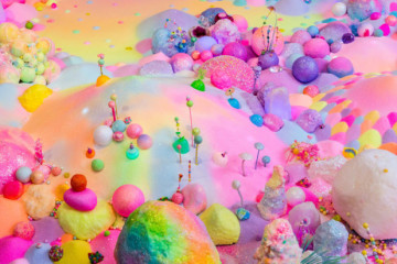Vibrant and sweet installations by Pip & Pop