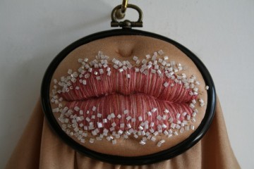 Embroidery body parts by Sally Hewett