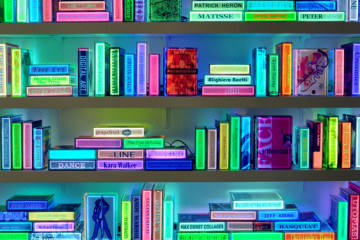 Luminous books by Airan Kang