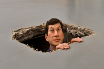 Maurizio Cattelan at Monnaie de Paris