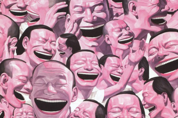 Yue Minjun’s laughter